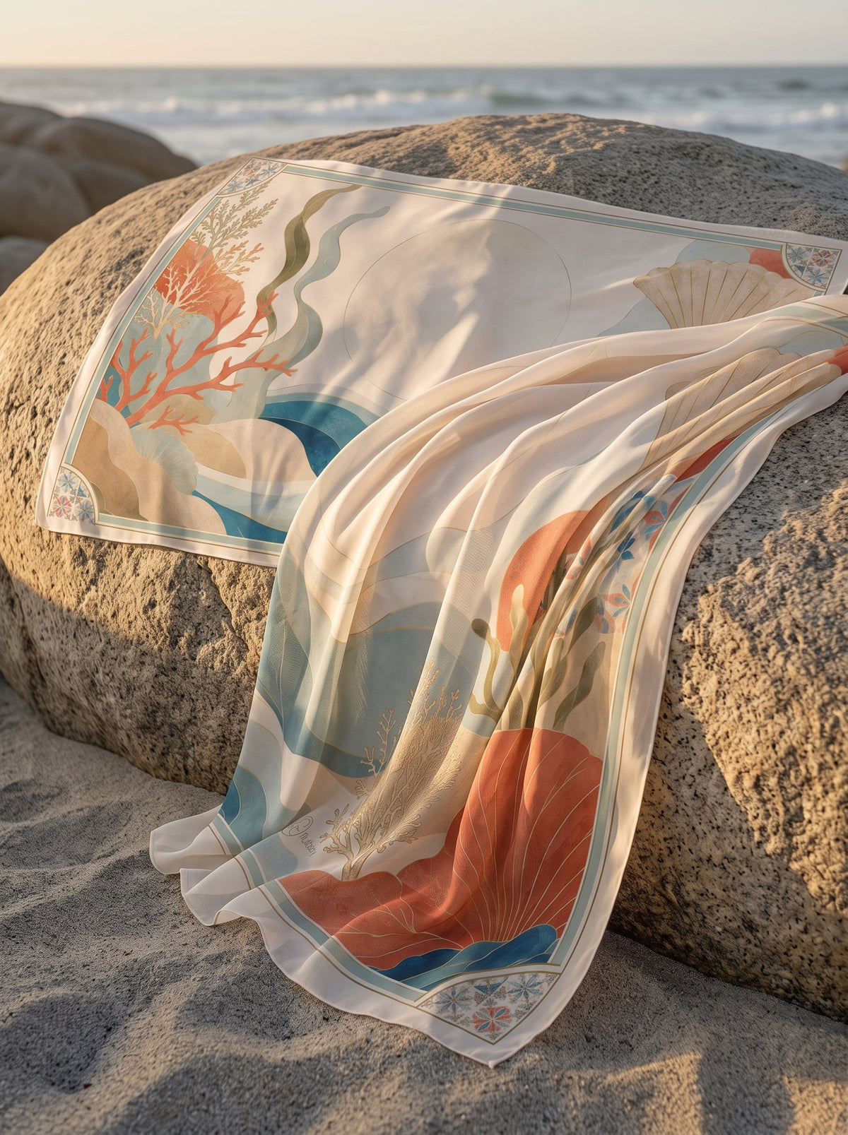 Coral Reverie Cover-Up