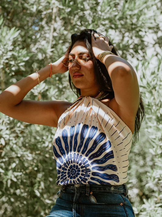 Indigo Medallion