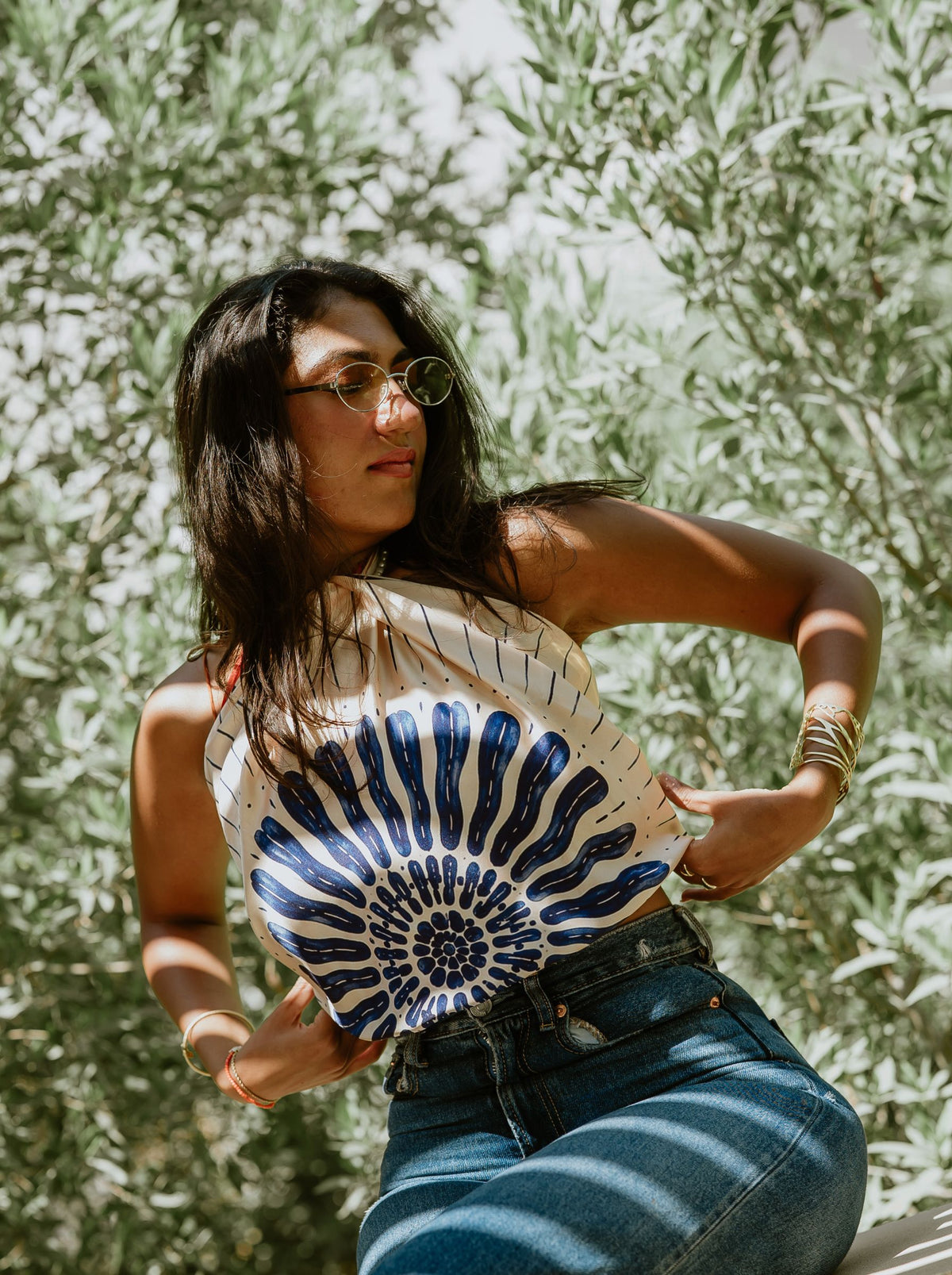 Indigo Medallion