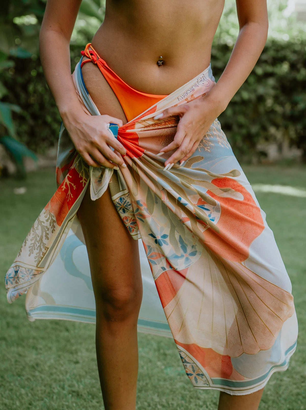 Coral Reverie Cover-Up