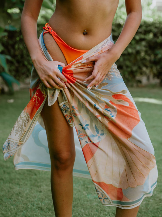 Coral Reverie Cover-Up