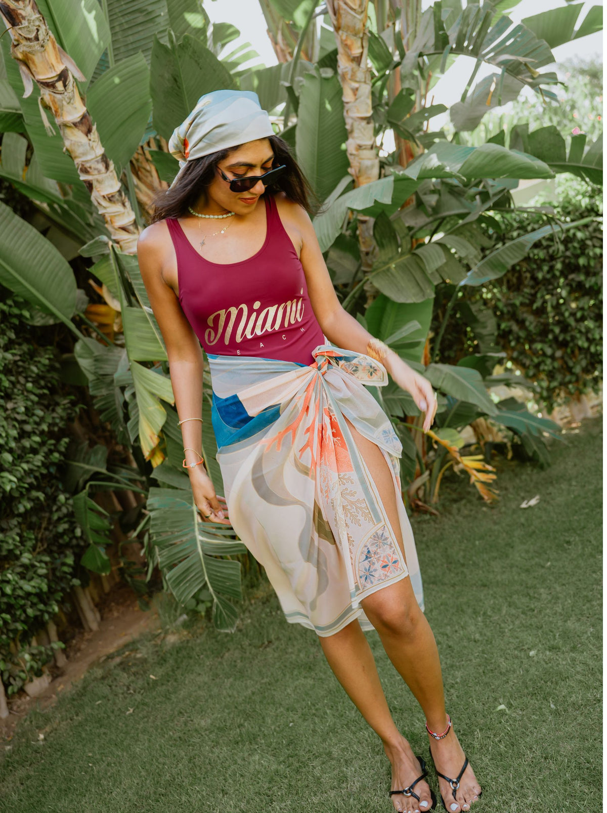 Coral Reverie Cover-Up