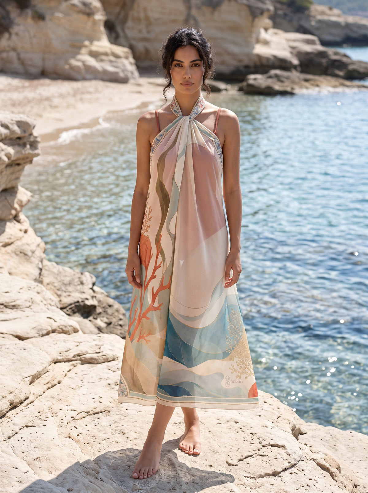 Coral Reverie Cover-Up