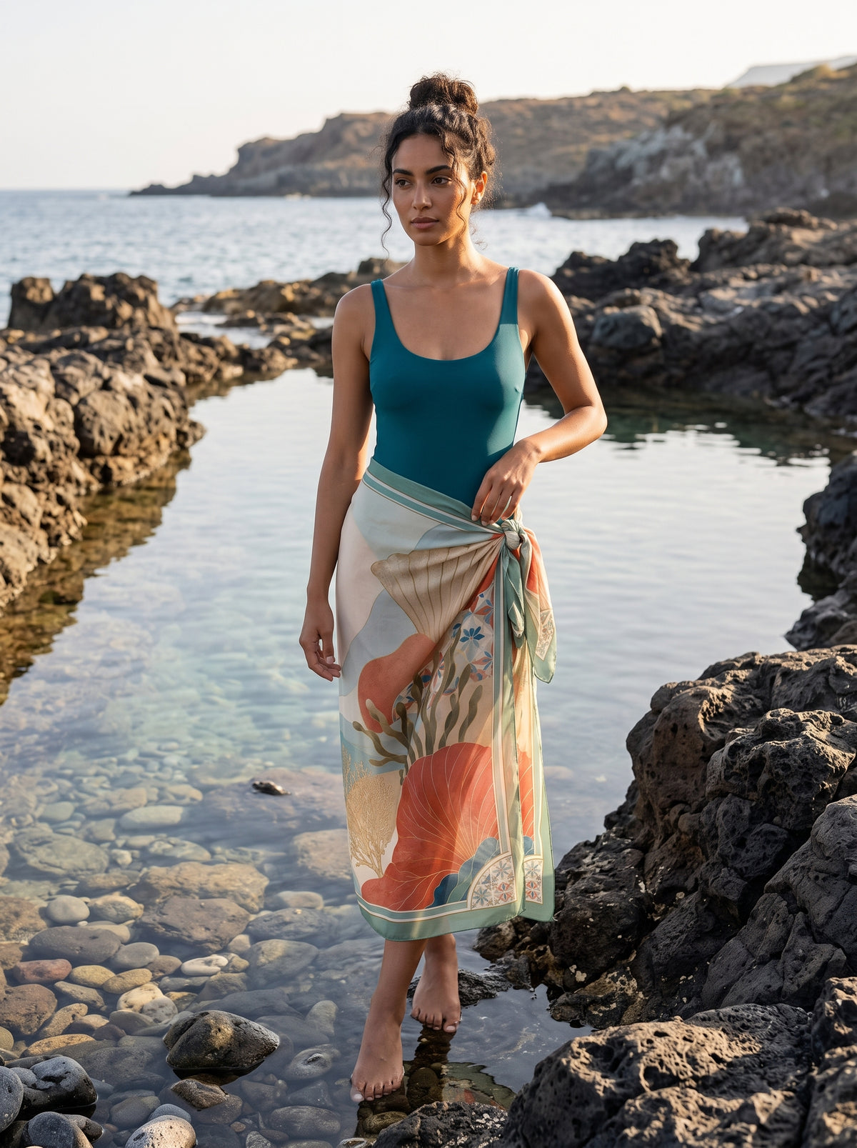 Coral Reverie Cover-Up