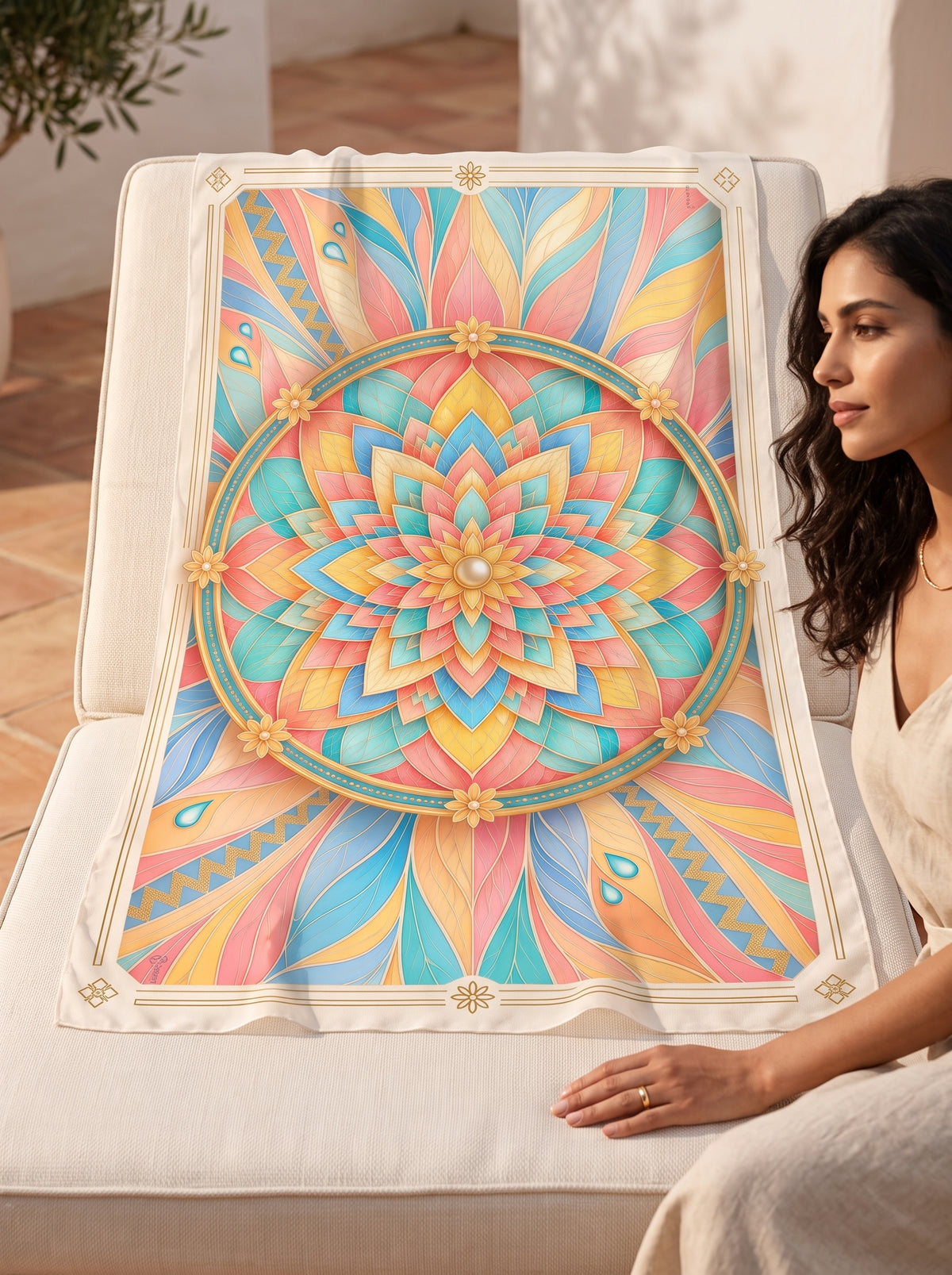 Sunlit Mandala Cover-Up