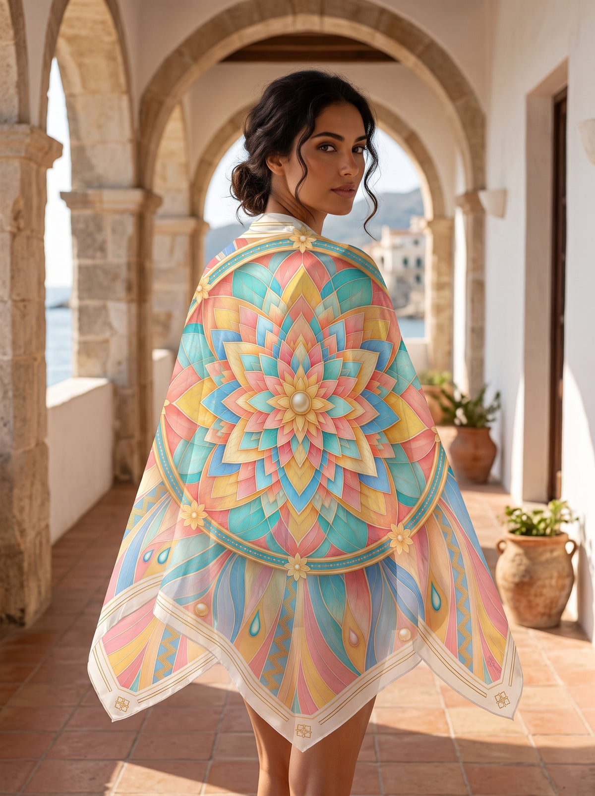 Sunlit Mandala Cover-Up