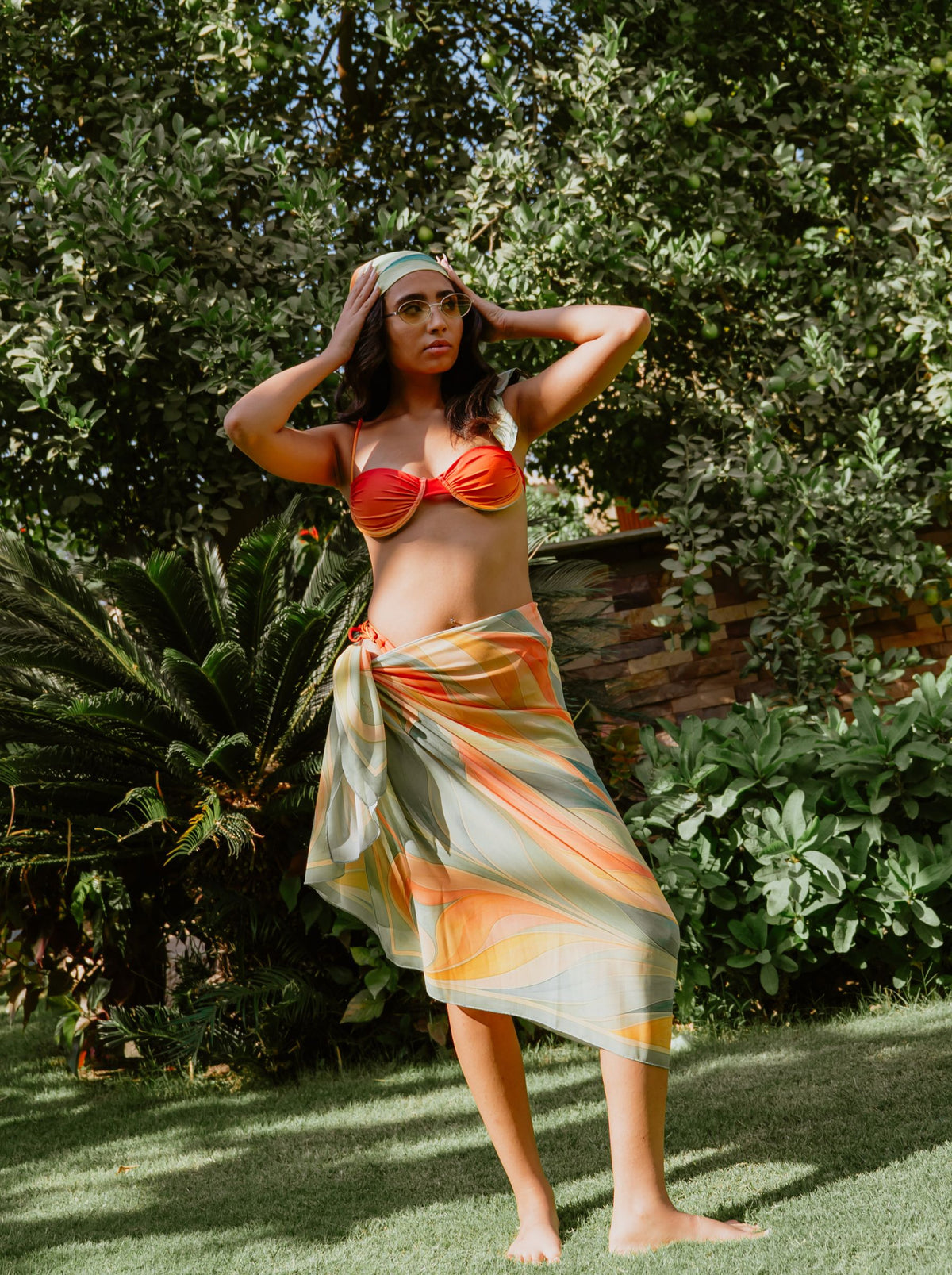 Palm Reverie Cover-Up