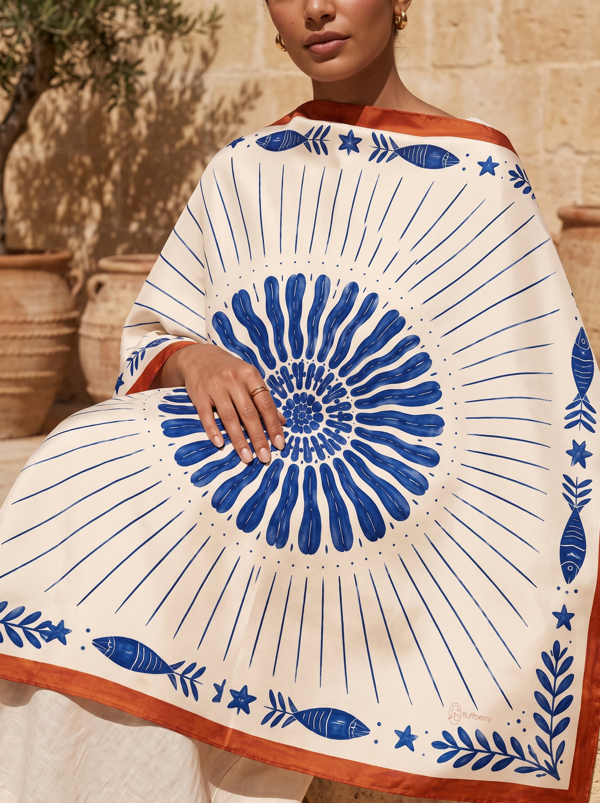 Indigo Medallion