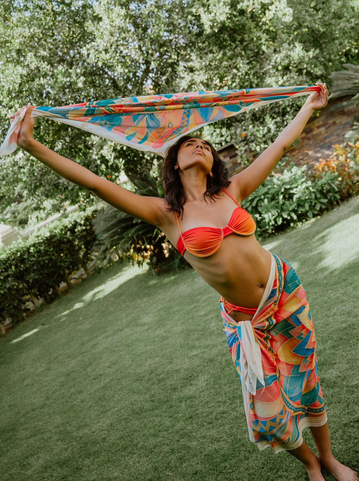 Sunlit Mandala Cover-Up