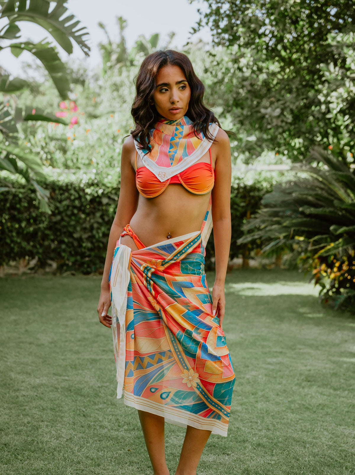 Sunlit Mandala Cover-Up