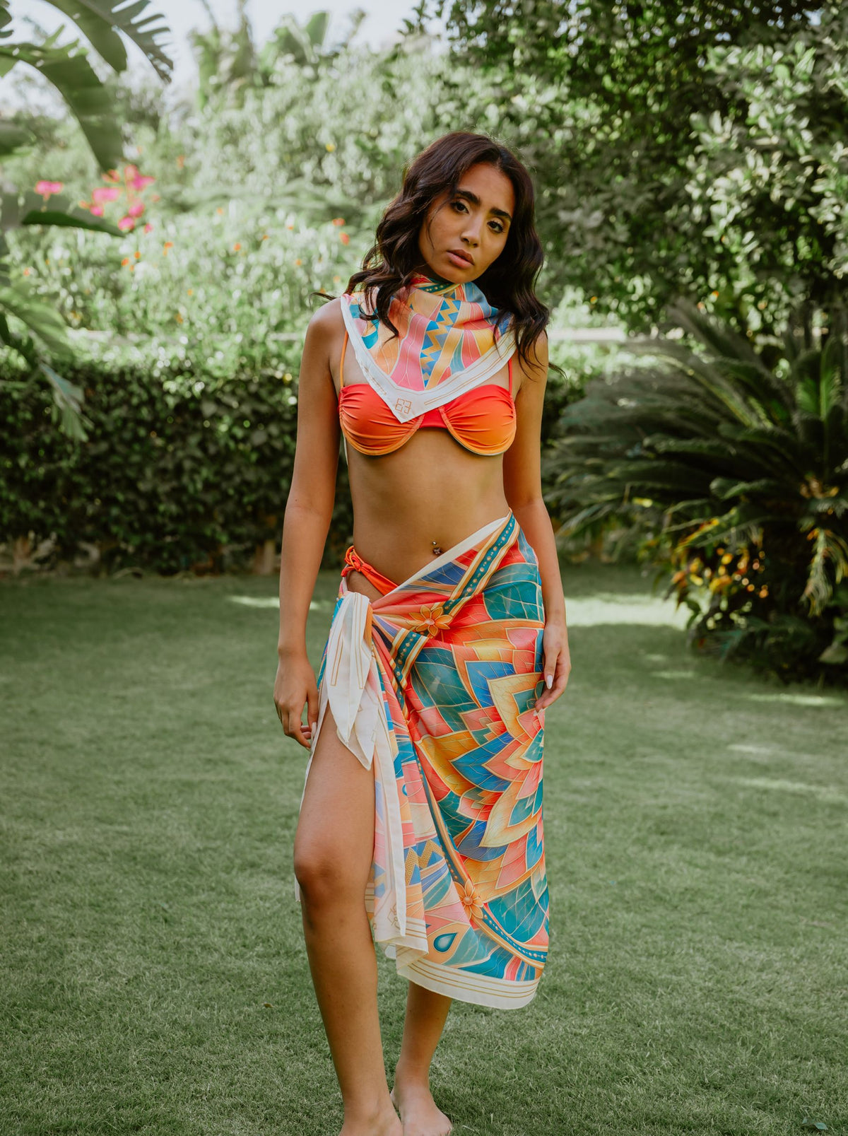 Sunlit Mandala Cover-Up