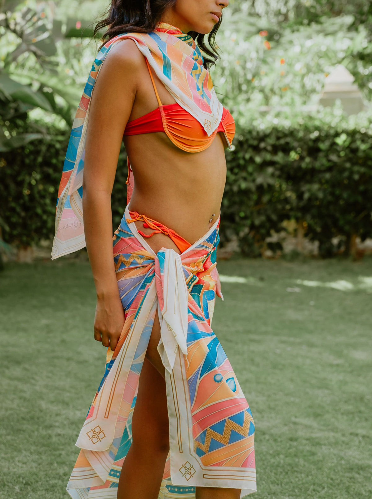 Sunlit Mandala Cover-Up