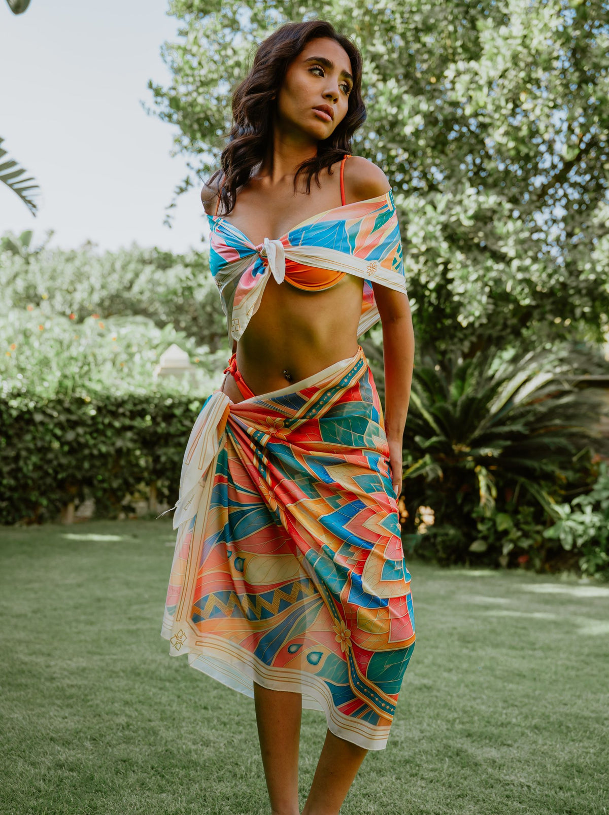 Sunlit Mandala Cover-Up