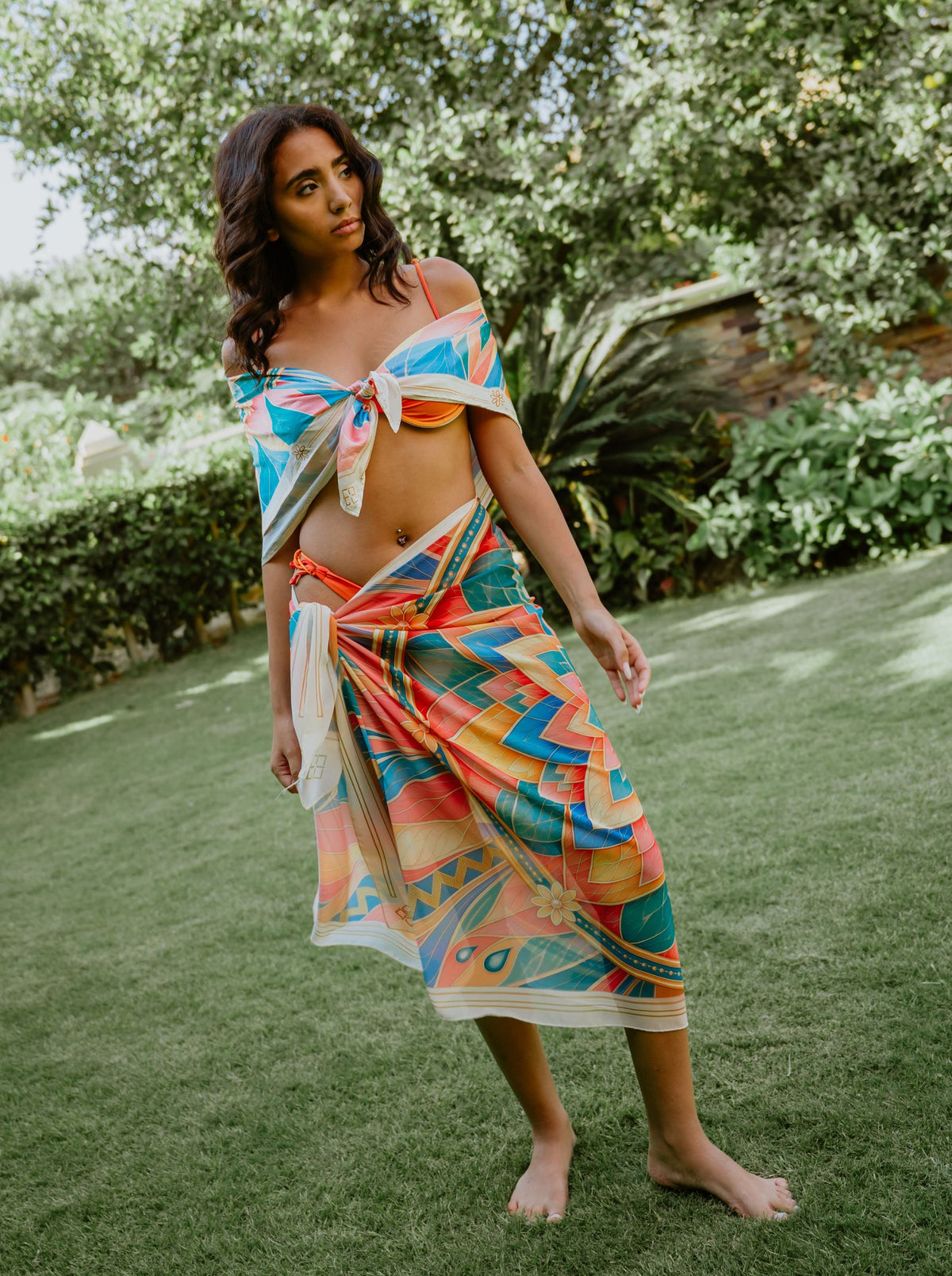 Sunlit Mandala Cover-Up